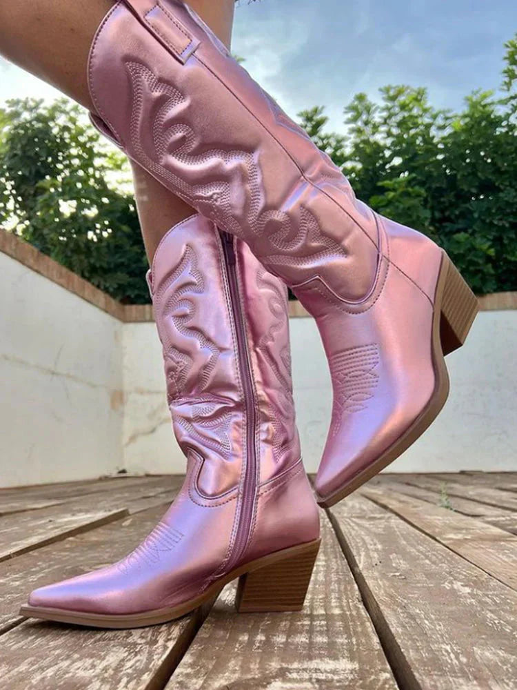 Dames cowboylaarzen – elegante western boots met moderne uitstraling