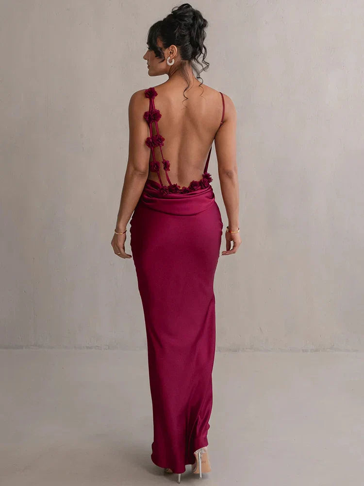 Elegante Maxi-Jurk | Chloe | Stijlvolle Lange Damesjurk voor Elke Gelegenheid