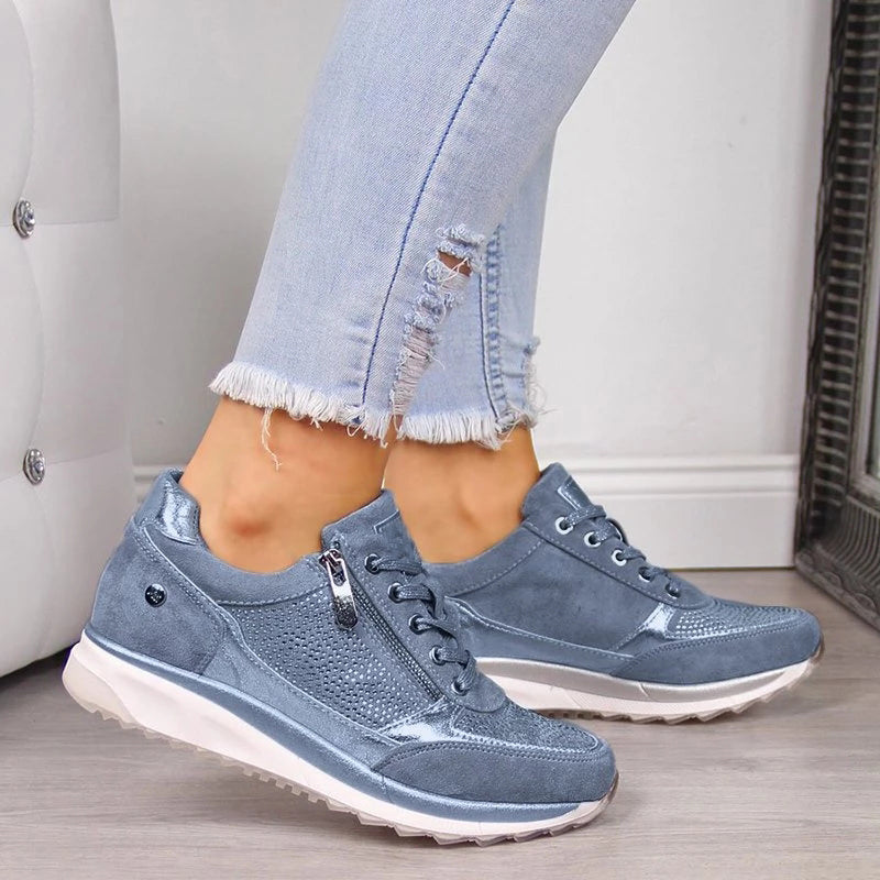 Dita wandelschoenen dames – orthopedische comfortschoenen van suède