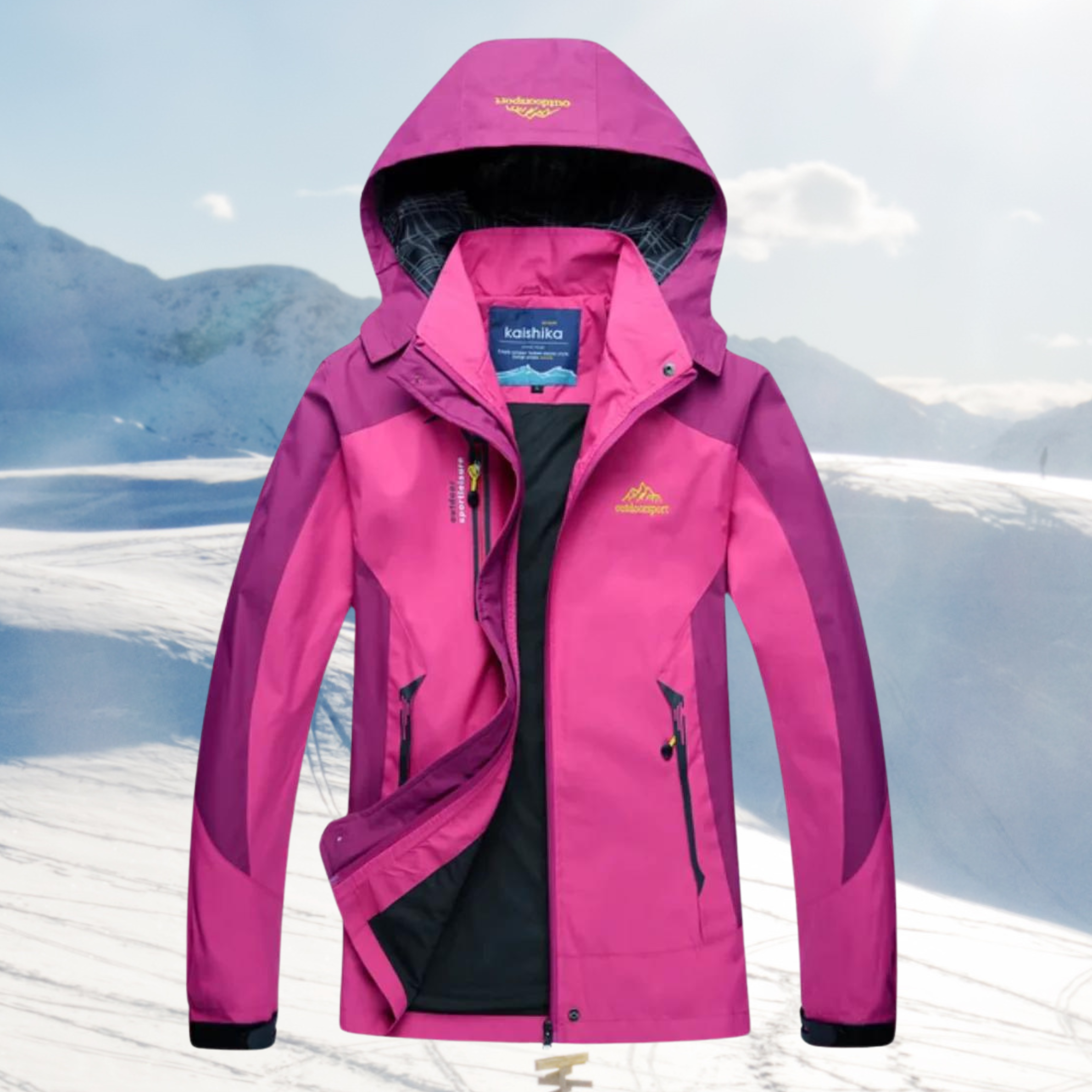 Wind- en waterdichte outdoorjas dames – ademend & lichtgewicht