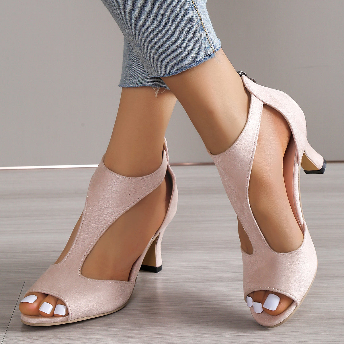 OrthoFlex orthopedische sandaal met hak – stijlvol & comfortabel design