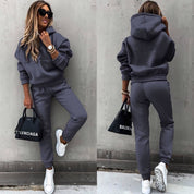 Dames Fall Winter Joggingpak Twee-Delige Set – Ultiem Comfort & Stijlvolle Pasvorm