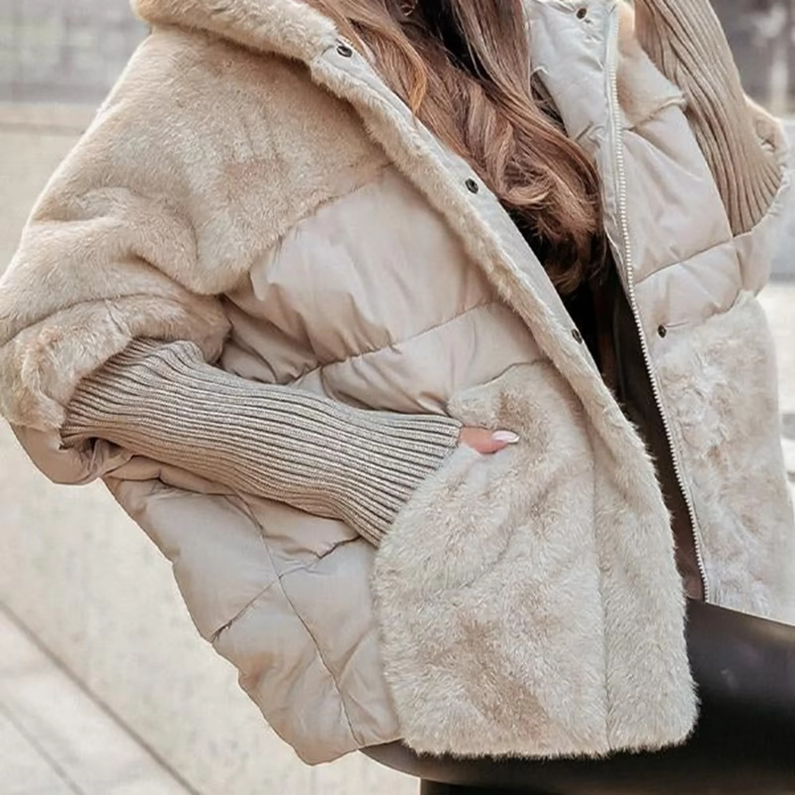 Warme dames winterjas – stijlvolle effen jas voor herfst & winter
