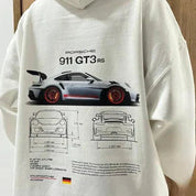 Sophia Oversized Hoodie Dames – Racing Hoodie met Unieke Mouwdetails