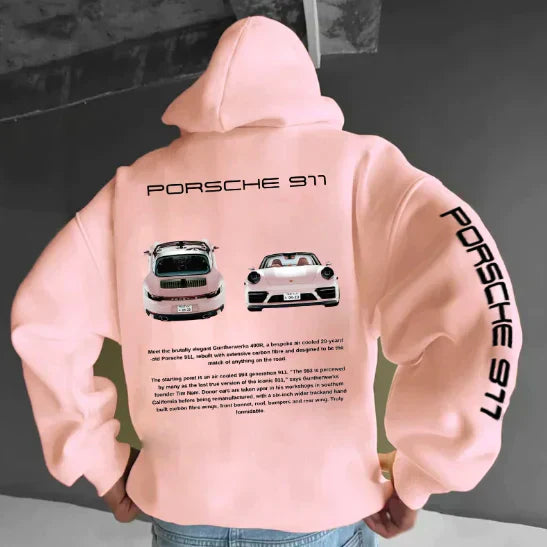 Sophia Oversized Hoodie Dames – Racing Hoodie met Unieke Mouwdetails