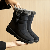 Waterdichte winterlaarzen dames – warme sneeuwschoenen met antislip zool