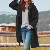 Hadley dames winterjas – warme elegante jas met capuchon