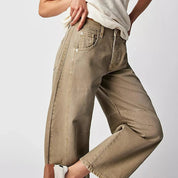 Sheeron Wide Leg Jeans Dames – Comfortabele & Stijlvolle Wijde Spijkerbroek