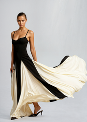 Elegante maxi jurk dames – lange avondjurk met soepele pasvorm