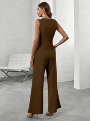 Elegante dames set – getailleerd pak met blazer en broek voor een stijlvolle look