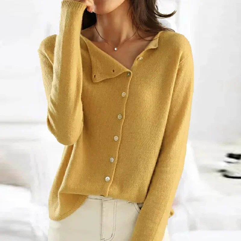 Mara dames trui – stijlvolle gebreide trui met warme stof en elegante pasvorm voor herfst & winter