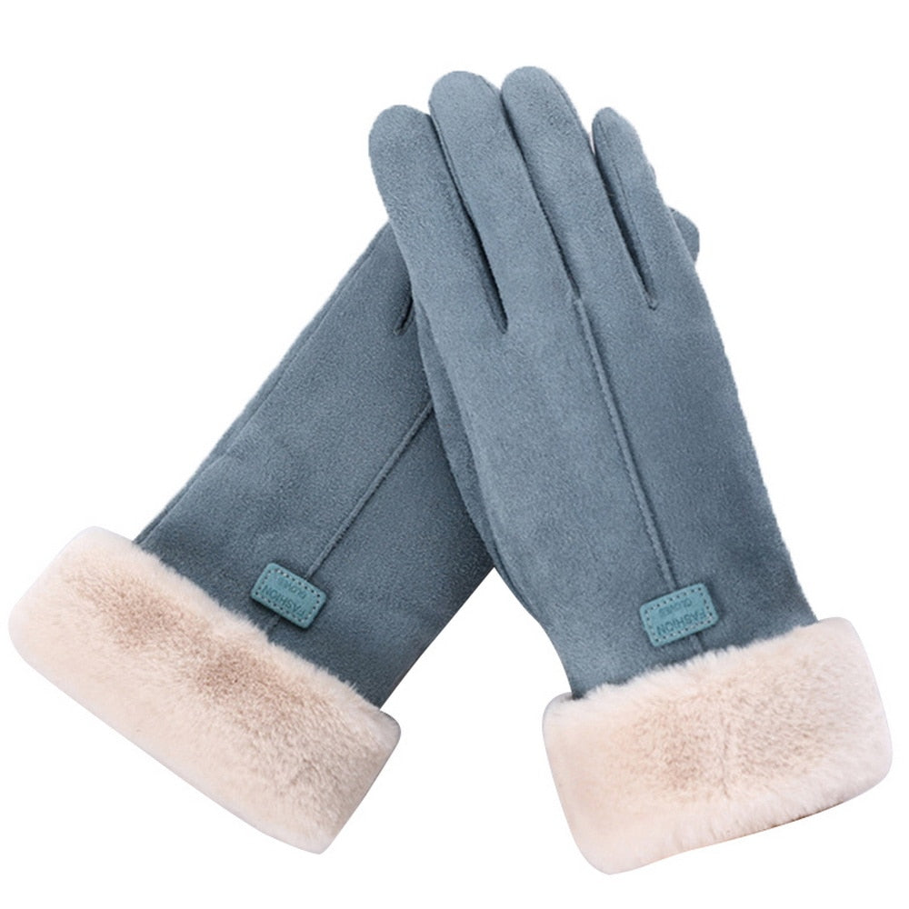 Vardi Dante Furry Handschoenen – Warme Waterdichte Dameshandschoenen met Touchscreenfunctie