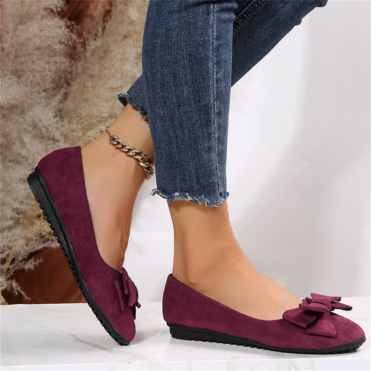 Comfortabele slip-on schoenen dames – zachte instappers met dempende zool