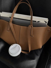 Dames Vintage Tote Bag – Luxe Leren Schoudertas met Ruim Interieur