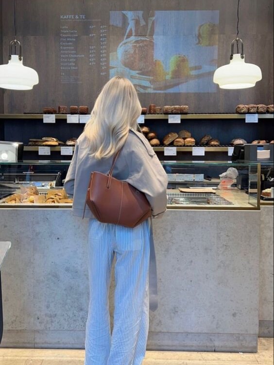 Dames Vintage Tote Bag – Luxe Leren Schoudertas met Ruim Interieur