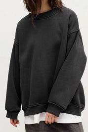 Lola Oversized Sweater Dames – Zachte Trui van Biologisch Katoen met Ronde Hals