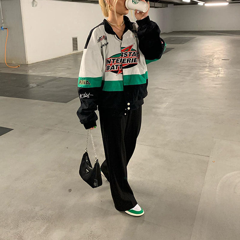 Sophie Martel dames jas – elegante voorjaarsjas met print en moderne bat-snit