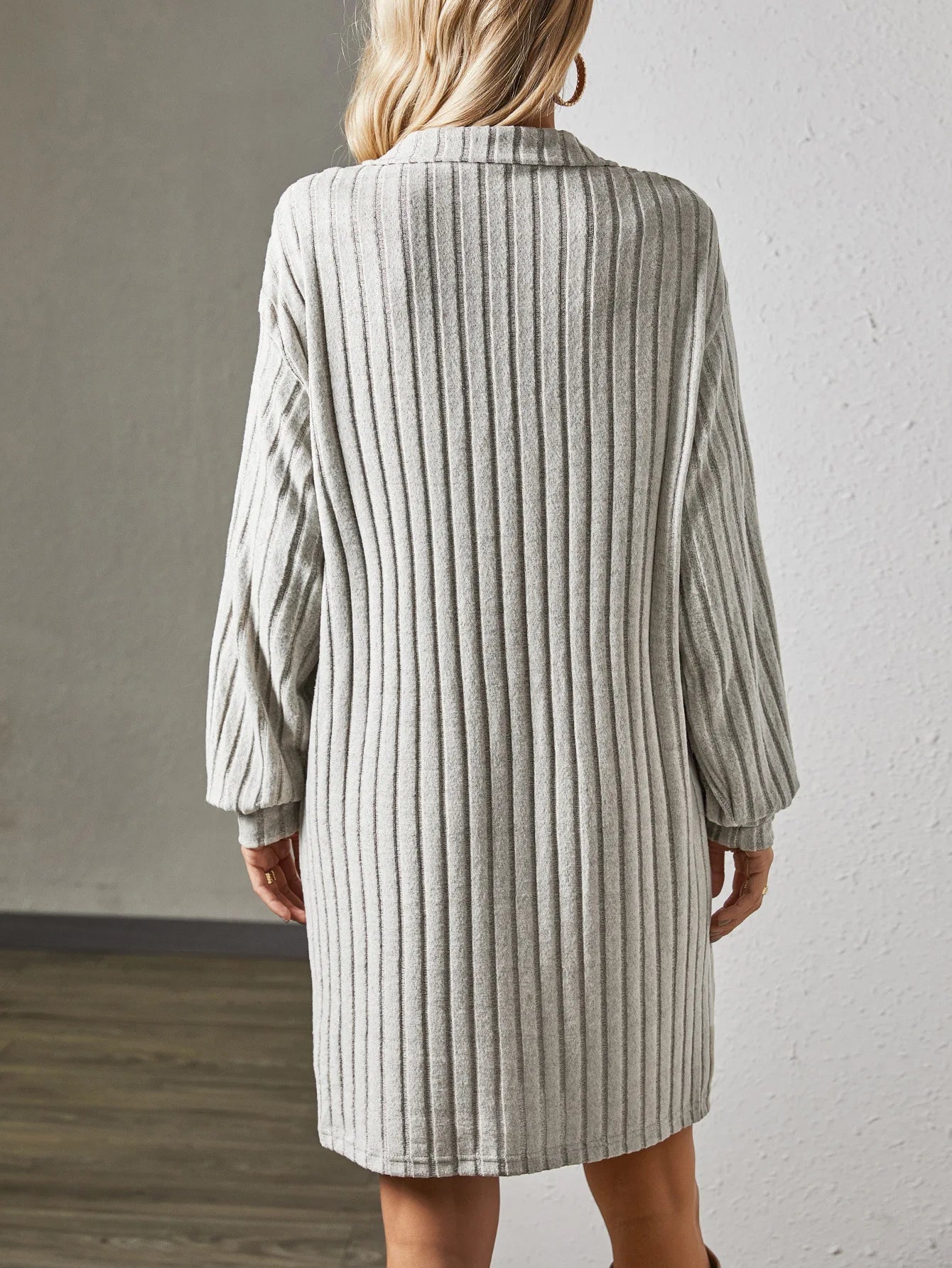 Gebreide Elegante Trui Jurk voor Vrouwen – Tijdloos, Luxe & Stijlvol