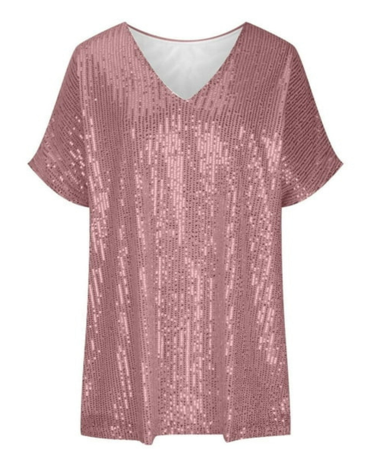 Pailletten T-shirt Dames – Stijlvol Glinsterend Shirt voor Feestelijke Gelegenheden