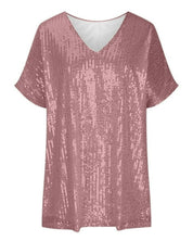 Pailletten T-shirt Dames – Stijlvol Glinsterend Shirt voor Feestelijke Gelegenheden