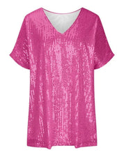 Pailletten T-shirt Dames – Stijlvol Glinsterend Shirt voor Feestelijke Gelegenheden
