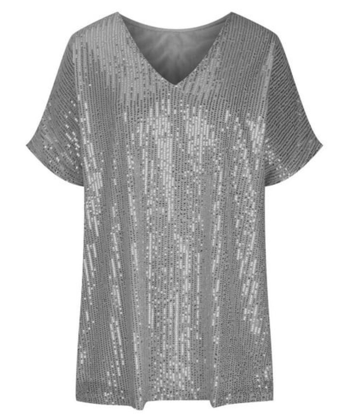 Pailletten T-shirt Dames – Stijlvol Glinsterend Shirt voor Feestelijke Gelegenheden