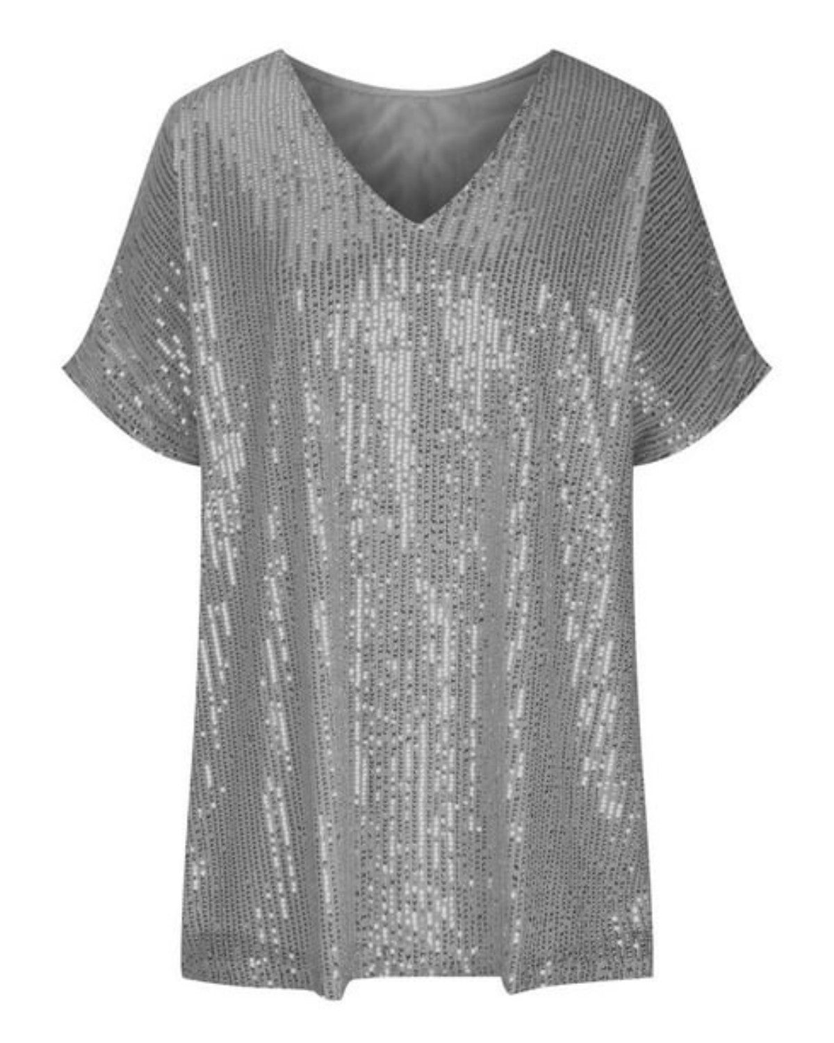 Pailletten T-shirt Dames – Stijlvol Glinsterend Shirt voor Feestelijke Gelegenheden