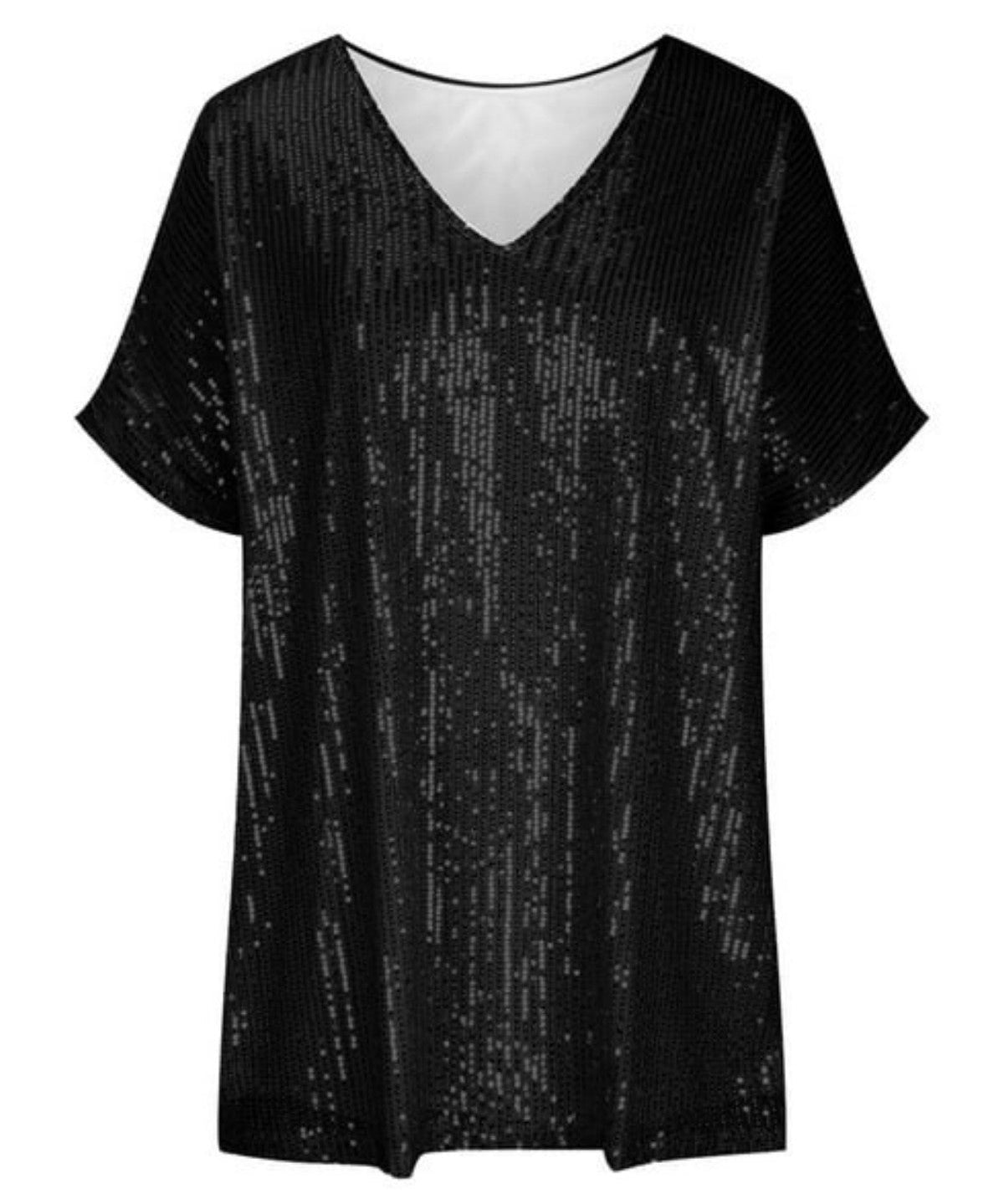 Pailletten T-shirt Dames – Stijlvol Glinsterend Shirt voor Feestelijke Gelegenheden