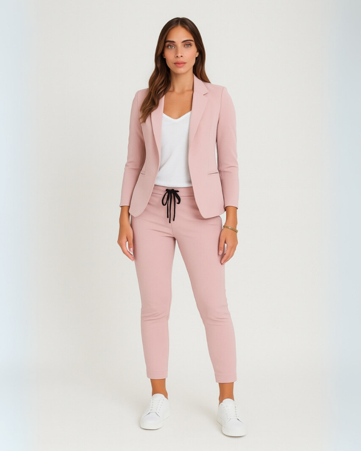 Blazer Set Dames van Stretchstof – Stijlvolle Tweedelige Outfit voor Elk Seizoen