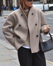 Oversized Button-Down Jas Dames – Stijlvolle Herfstjas met Tijdloos Design