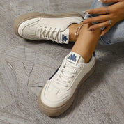 Trendy plateau sneakers dames – retro zomer sneakers met dikke zool