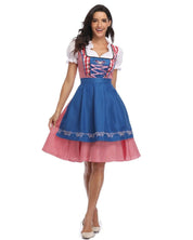 Traditionele Oktoberfest Outfit Dames – Dirndl & Lederhosen Set