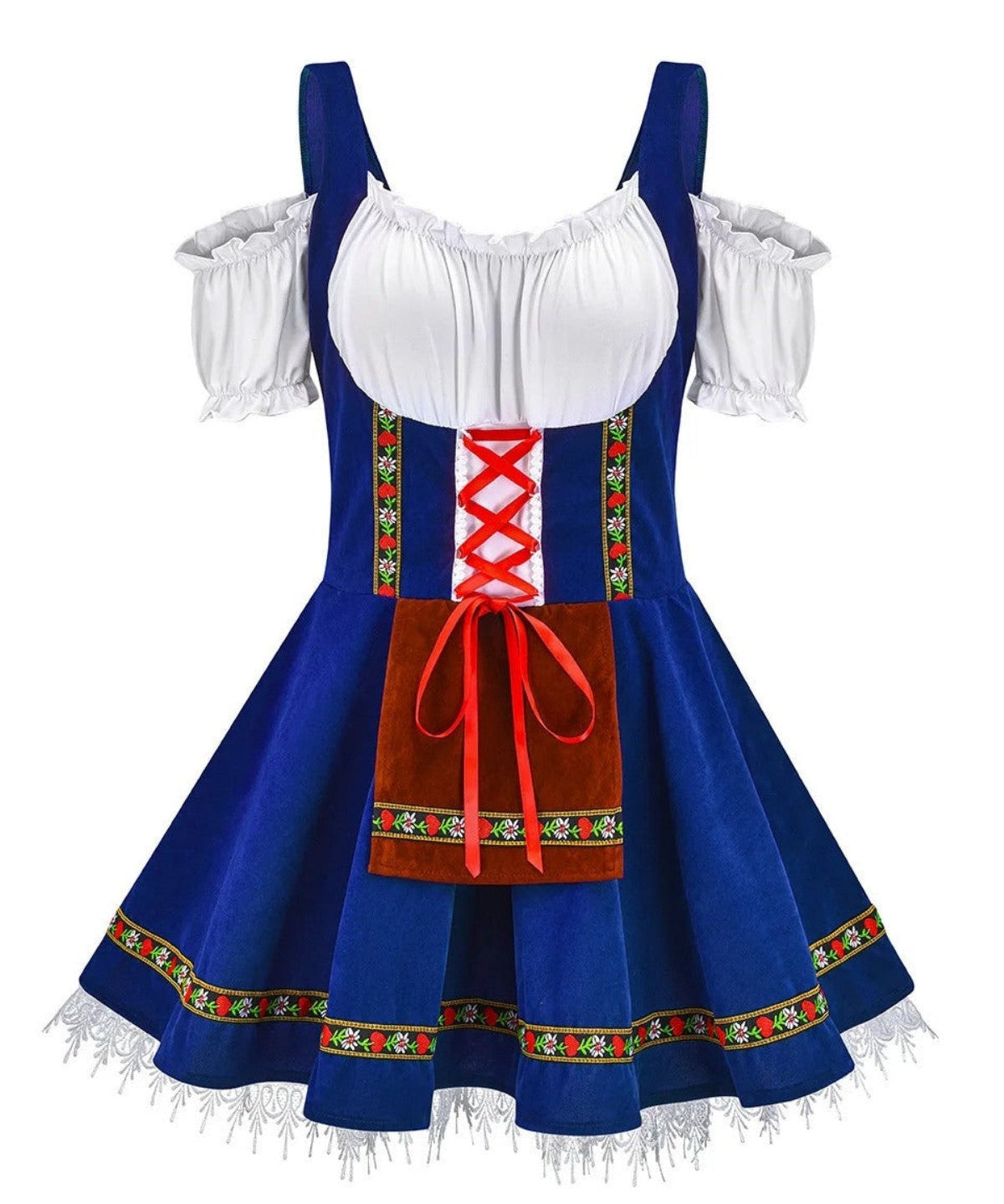 Traditionele Oktoberfest Outfit Dames – Dirndl & Lederhosen Set