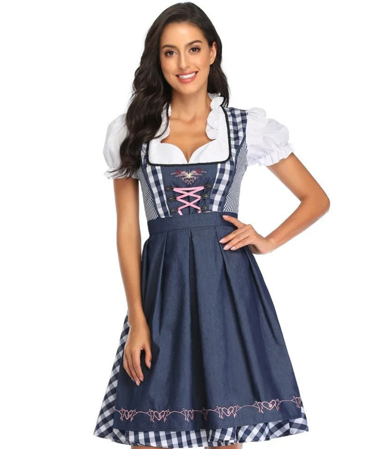 Traditionele Oktoberfest Outfit Dames – Dirndl & Lederhosen Set