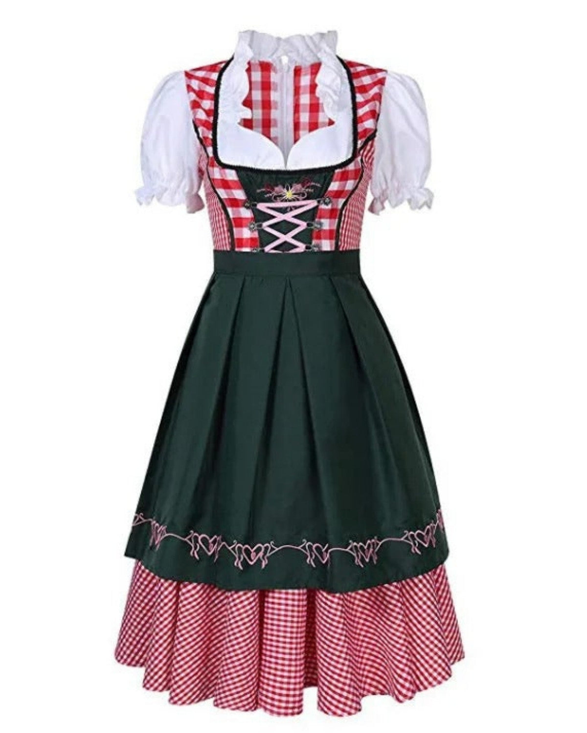 Traditionele Oktoberfest Outfit Dames – Dirndl & Lederhosen Set