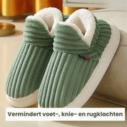 Cosimo unisex sloffen – warme pantoffels met hoge instap & antislipzool