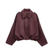 Vero – Dames Korte winterjas | Suede Look, Relaxed Fit