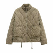 Vero – Dames Winterjas met Vintage Design en Hoge Kraag