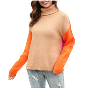 Prachtige Pullover met Kleurblokken – Stijlvolle Statement Trui voor Dames