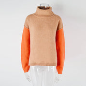 Prachtige Pullover met Kleurblokken – Stijlvolle Statement Trui voor Dames