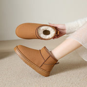 Warme dames uggs enkellaarsjes – gevoerde waterafstotende laarsjes