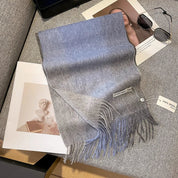 Luxe wollen sjaal dames – warme dambord wintersjaal van 100% wol