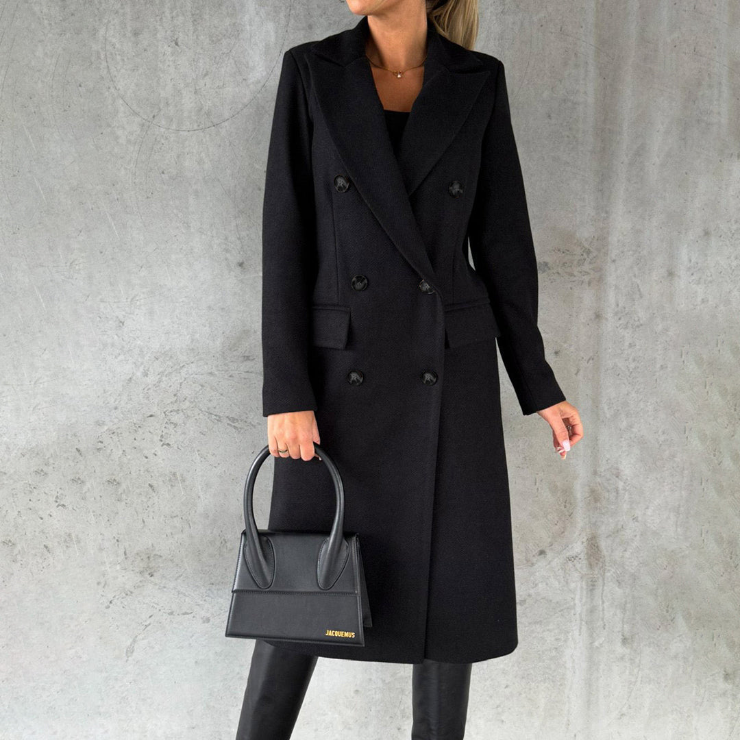 Lange Winterjas Dames – Herlen | Klassiek & Warm