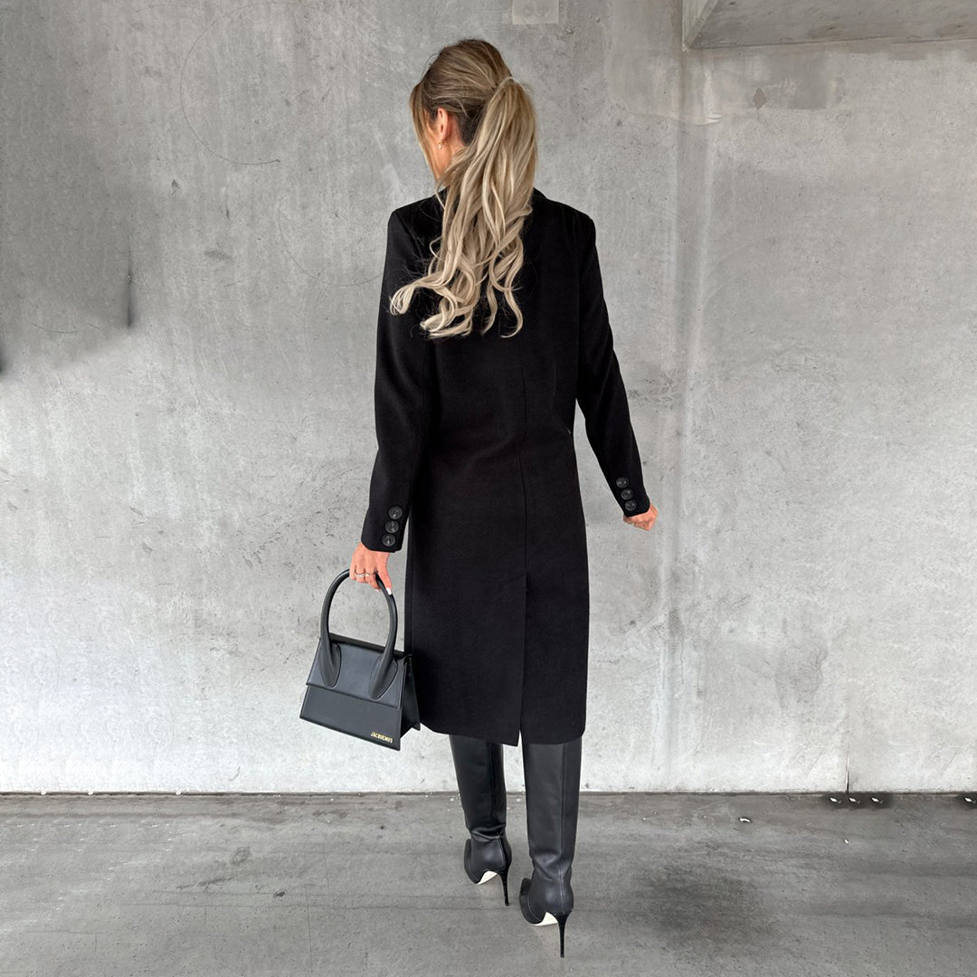 Lange Winterjas Dames – Herlen | Klassiek & Warm
