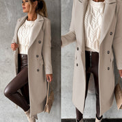 Lange Winterjas Dames – Herlen | Klassiek & Warm