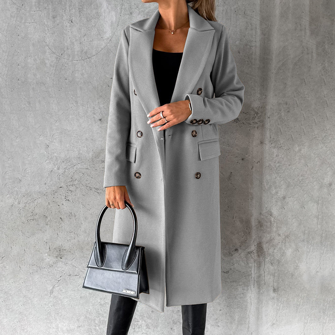 Lange Winterjas Dames – Herlen | Klassiek & Warm