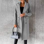 Lange Winterjas Dames – Herlen | Klassiek & Warm