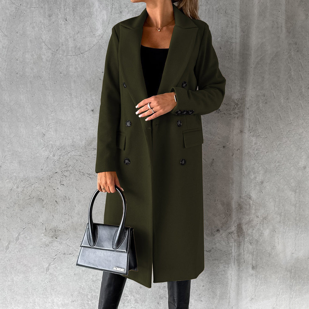 Lange Winterjas Dames – Herlen | Klassiek & Warm