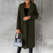 Lange Winterjas Dames – Herlen | Klassiek & Warm