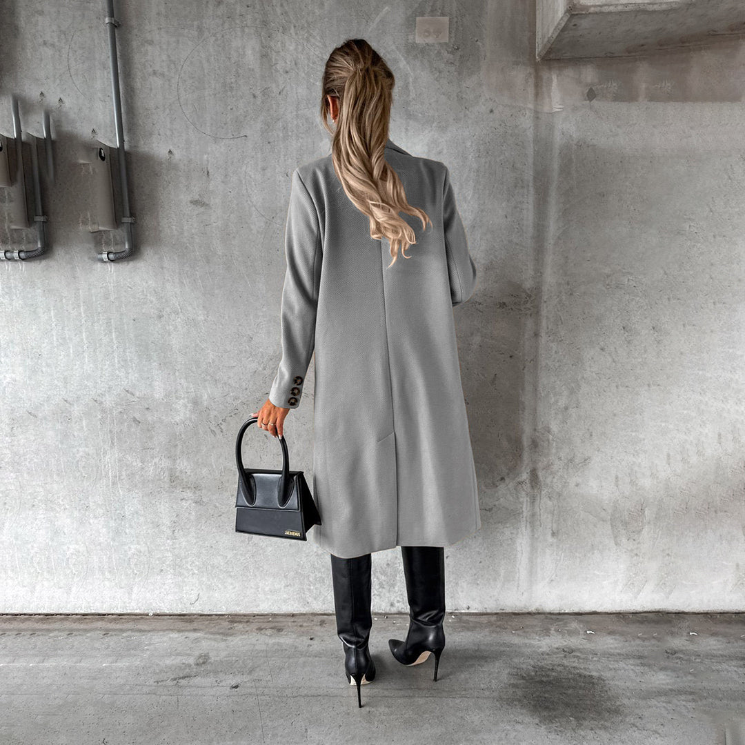 Lange Winterjas Dames – Herlen | Klassiek & Warm